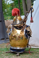 Uhlan armor of the cavalry forces of the Russian Empire.