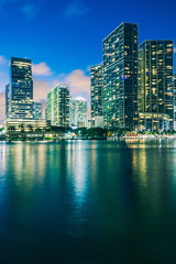 Obraz premium The Miami Skyline from Brickell