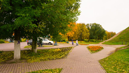 Autumn season in the city