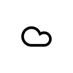 Cloud vector icon isolated on background. Trendy sweet symbol. Pixel perfect. illustration EPS 10.