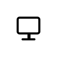 Monitor vector icon isolated on background. Trendy sweet symbol. Pixel perfect. illustration EPS 10.