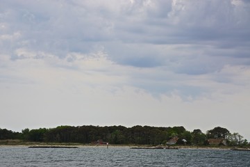 The coast of Tangier Island, Virginia, in the Chesapeake Bay. Since 1850, the island’s landmass has been reduced by 67%; the remaining landmass is expected to be lost in the next 50 years.
