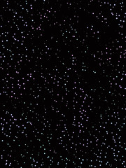 Small bright circles on a dark background. Vivid gradient. Neon colors. Abstract geometric background.