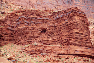 View along Colorado River on Highway 128 north of Moab Utah