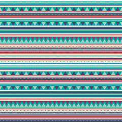 Exciting striped pastel ethnic pattern. Endless vector repeat in soft hues & varied rows. Design elements, basic shapes. Great for textiles, scrapbooking, cards, wallpaper, home decor, gift paper etc.