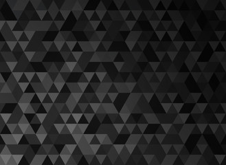 abstract black triangular geometric shape background - obrazy, fototapety, plakaty