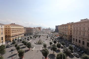 Dal tetto di Palazzo San Giacomo a Napoli
