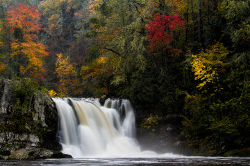 Abrams Falls with Fall Colors