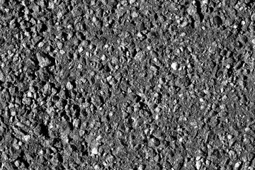 Pile of small gravel stones in black and white.