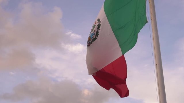 Mexican Flag Slow Motion 1