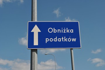 Obraz premium Obniżka podatków