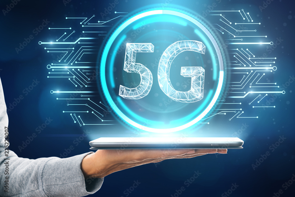 Poster internet speed and communication concept