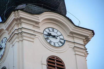 Tihany peninsula on Lake Balaton in Hungary.The most famous sight is the baroque abbey Tihany,...