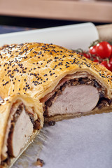 A traditional dish of English, British cuisine 