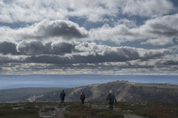 Hiking together