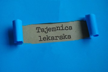 Tajemnica lekarska