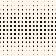 Vector half tone circles pattern. Halftone dots background. Gradient transition