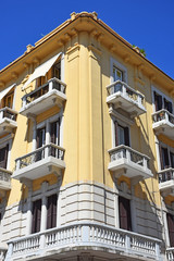 Italy, Bari, historic buildings in the historic center.
