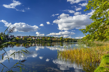 Jezioro Długie - Olsztyn - obrazy, fototapety, plakaty