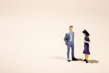 Family relationship man and woman