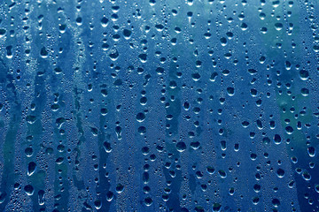 Obraz na płótnie Canvas Background of rain drops