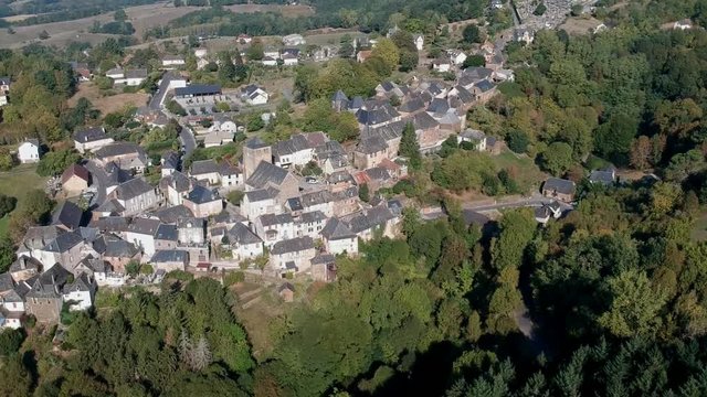Voutezac (Corrèze - France) - Vue aérienne