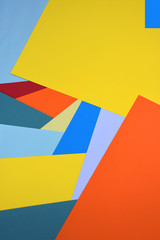 Multicolored geometric composition