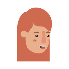 head of woman avatar character