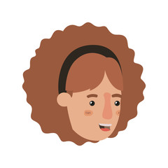 head of woman avatar character