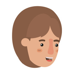 head of woman avatar character