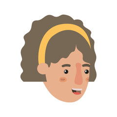 head of woman avatar character