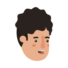 Fototapeta premium head of man avatar character