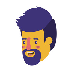 head of man avatar character