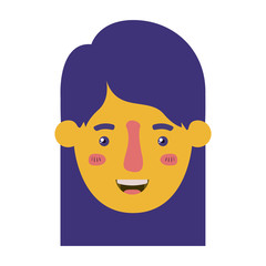Obraz premium head of woman avatar character