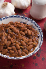 Cooked white beans