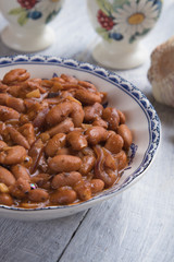 Cooked white beans