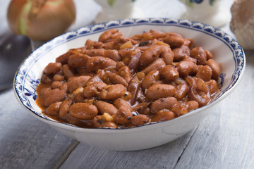Cooked white beans