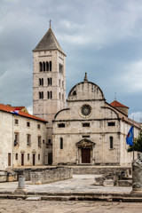Fototapeta na wymiar Church of St. Mary in Zadar, Croatia, a Benedictine monastery founded in 1066.