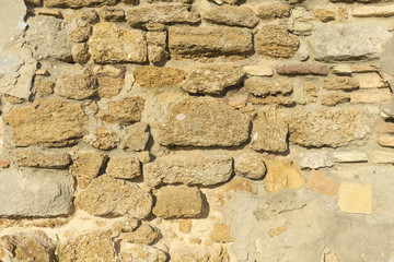 Paredes viejas y deterioradas