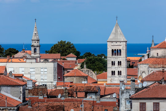Zadar, the oldest continuously inhabited Croatian city, the second largest city of the region of Dalmatia and a UNESCO's World Heritage Site.