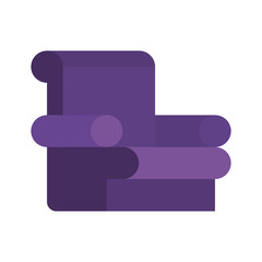 sofa livingroom isolated icon