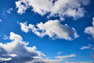 Fototapeta premium Clouds on the blue sky