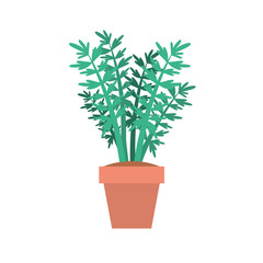 Obraz premium houseplant in pot icon