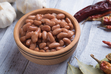 Cooked white beans