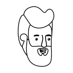 head of young man avatar character