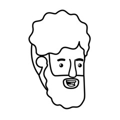 head of young man avatar character