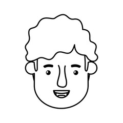 head of young man avatar character