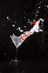 splash in a glass