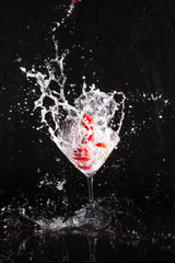 splash in a glass
