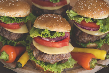 Mini burgers